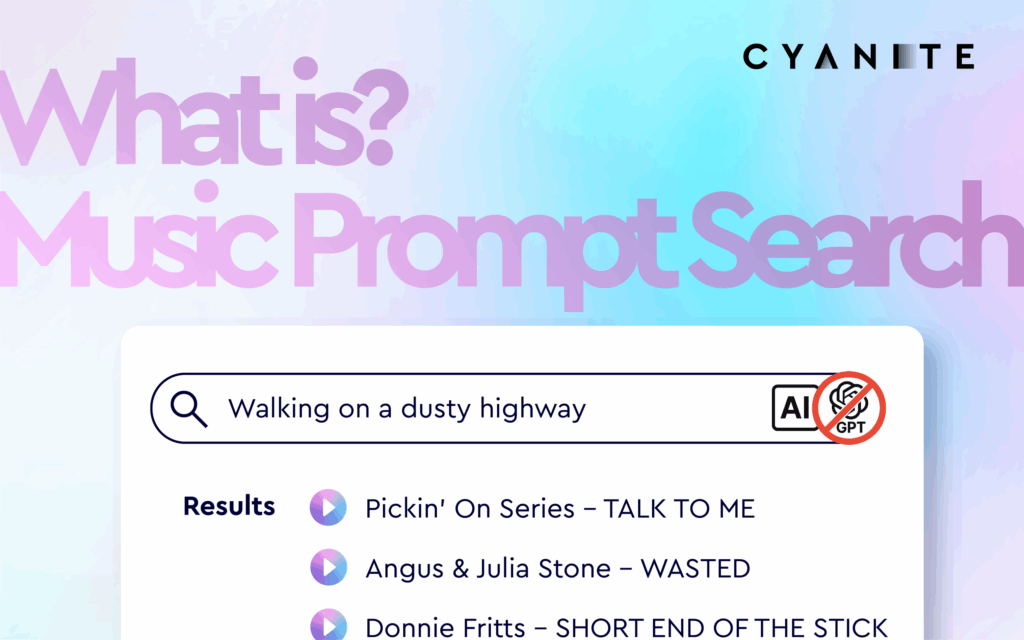 Cyanite AI Technical Analysis: What is Music Prompt Search? ChatGPT for music?
