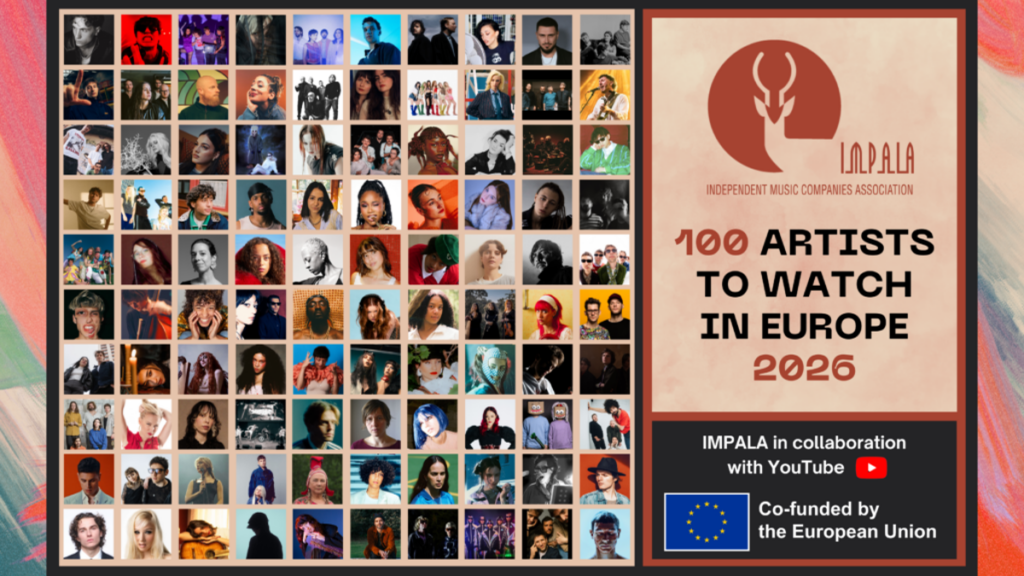 Music Industry Report: IMPALA and YouTube Unveil 100 European Indie Artists for 2026