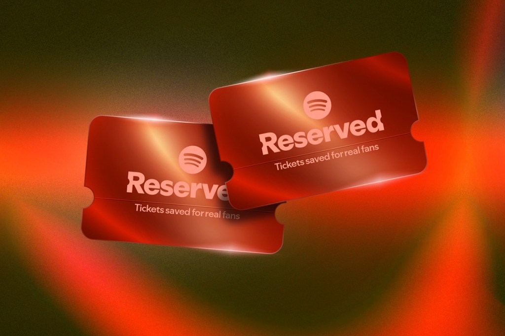 Music Industry Report: Spotify's 'Reserved' Ticketing Uses Data to Block Bots